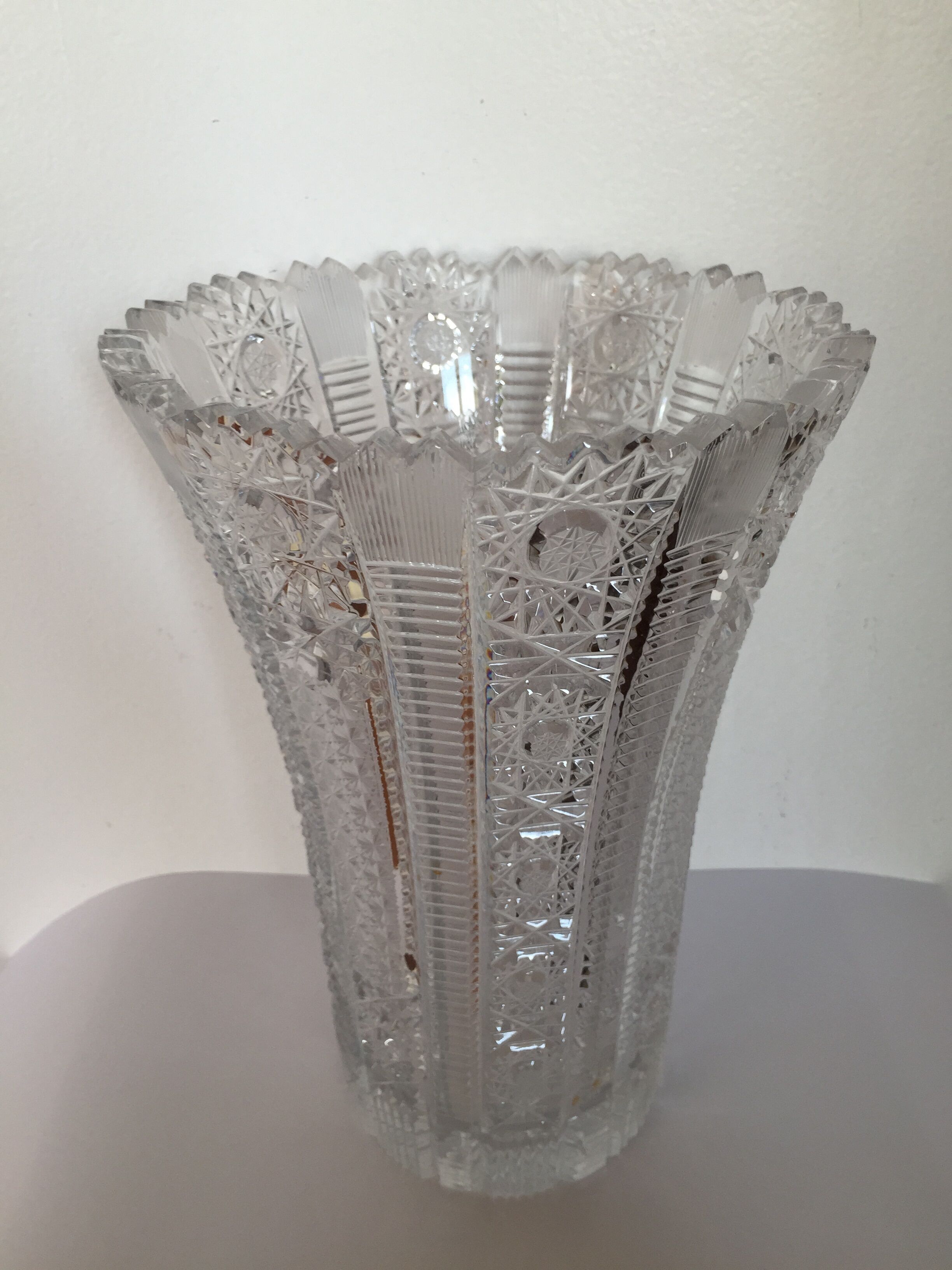 Crystal vase