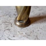 Brass and marble floor lamp, Italy 1950s