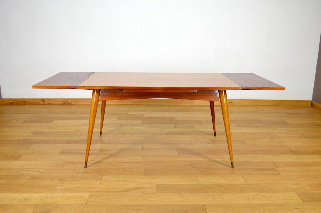 Vintage Mahogany Table French Work 1960