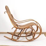 Rocking chair, curved wood