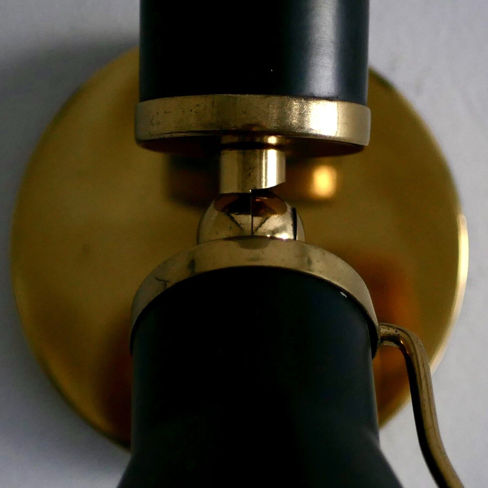 Applique murale italienne en laiton des années 1950 – Modèle 131 de Gino Sarfatti Arteluce - Design