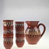 Trojan pottery with geometric patterns from the 1950s