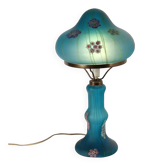 Lampe de table vintage années 1950 Millefiori par F.lli Toso en verre, Italie