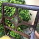 Paire de fauteuils en bois peint, XIXe s
