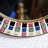 Vintage earthenware mirror 1970