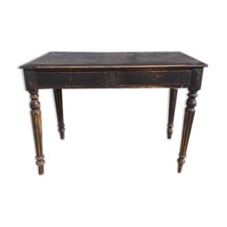 Black desk