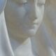 Bust of the Virgin in alabaster by Guglielmo Pugi.