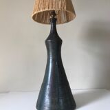 Lamp sandstone ceramic vintage 1960