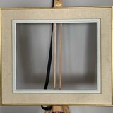 Frame in gilded wood and canvas 1950s/60s