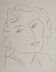 Henri Matisse: Young Girl with a Wry Smile, signed lithograph