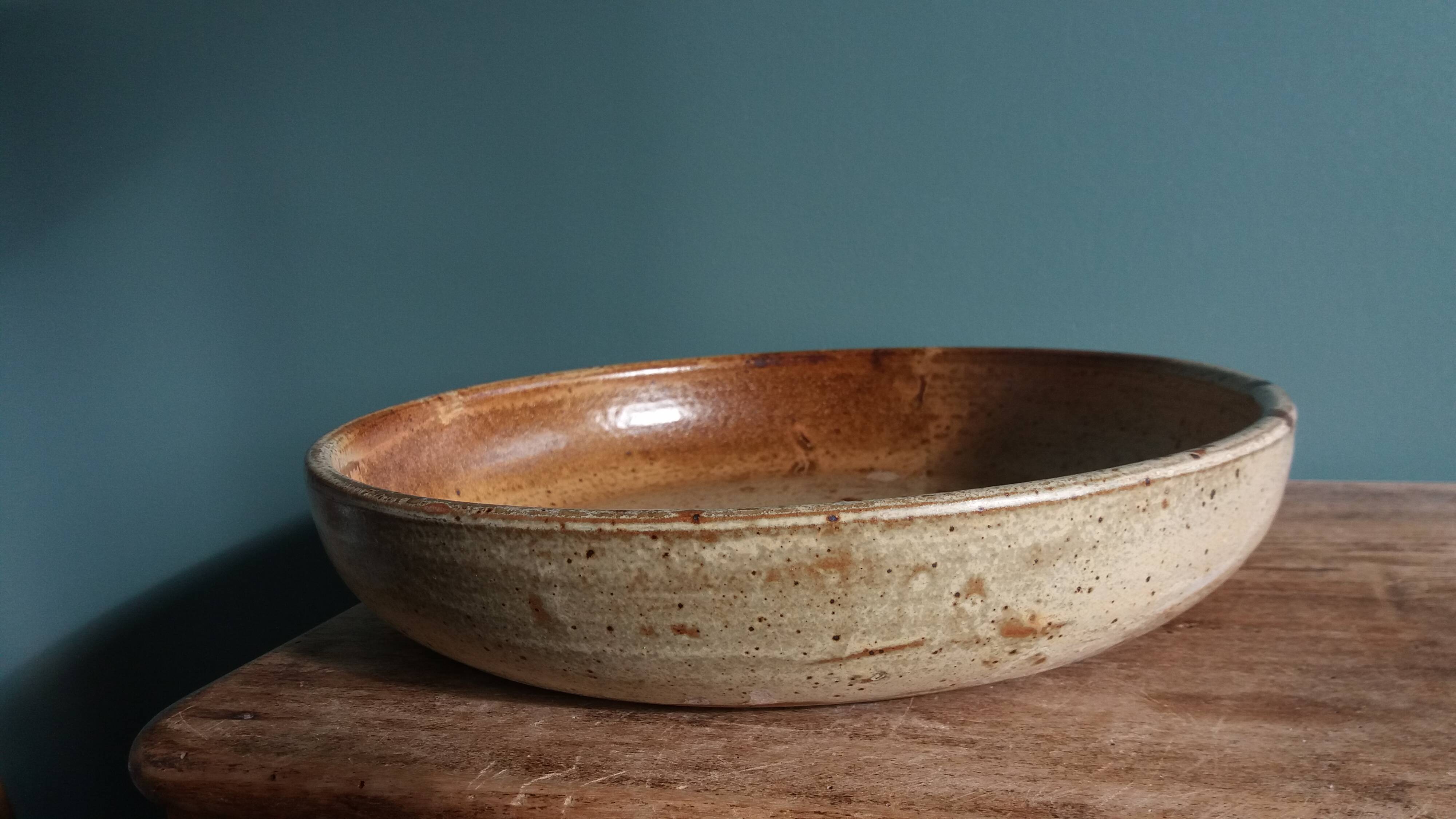 Earthenware salad bowl from Puisaye, Jean-Pierre Prud’homme
