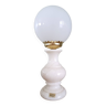 Lampe albâtre et opaline