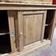 Old haberdashery counter in pitch pine