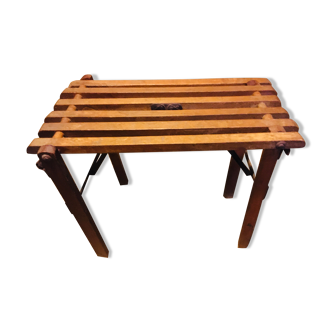 Tabouret de peintre ou pêcheur bois pliant