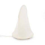 Table lamp with fabric shade, 1970s