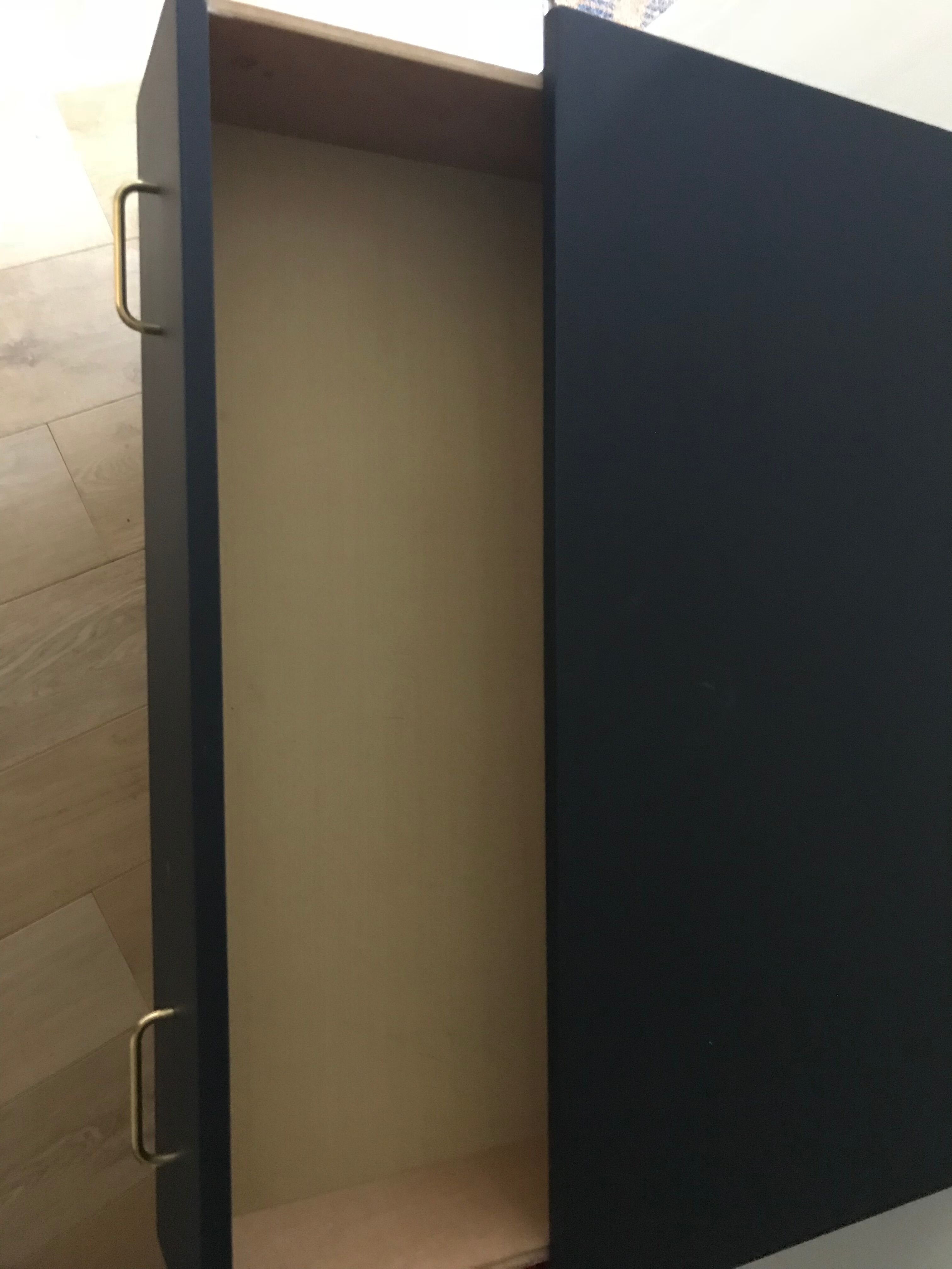 Dark blue vintage chest of drawers