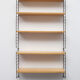 1960s wall unit in ash with 5 shelves, Nisse Strinning