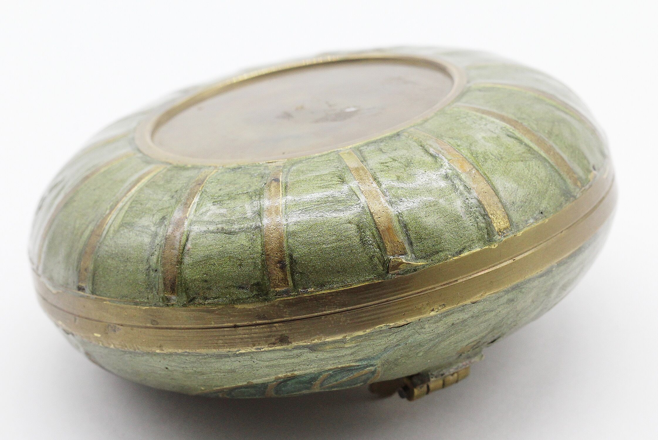 Brass ashtray and vintage email