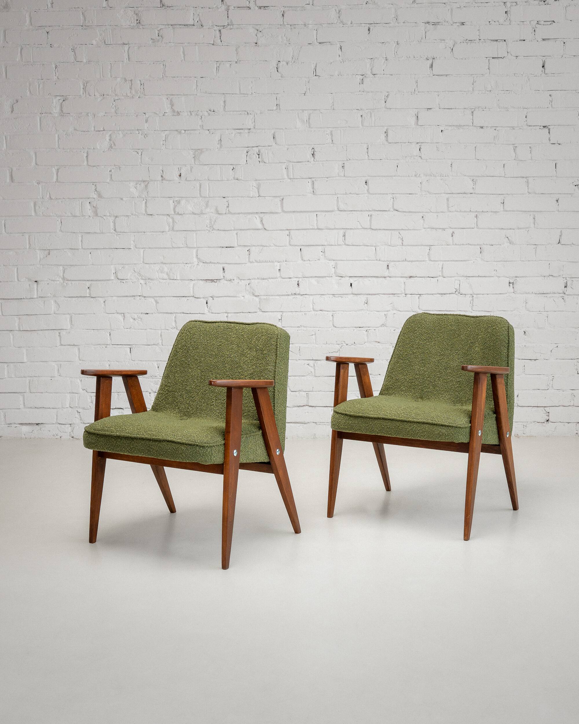 Vintage Chierowski 366 armchairs from the mid-century, set of 2