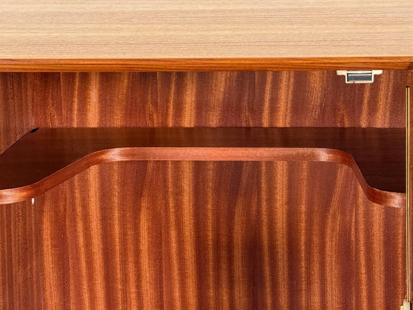 Mid-Century Sideboard by Meredew (Brown Leather Handles)