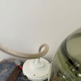 Vintage olive green pendant lamp