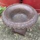 Antique Medici cast iron vase - Height 21 cm