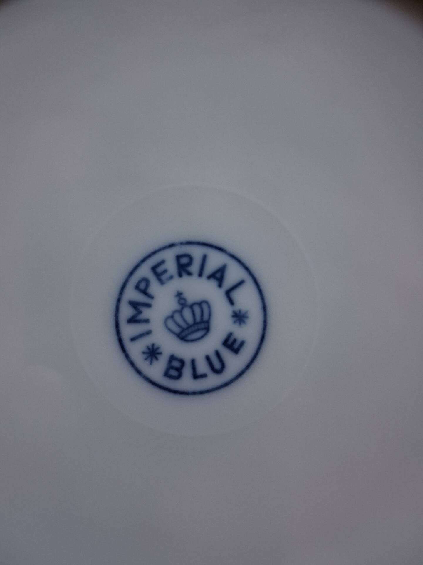 Imperial Blue plates