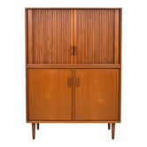 Buffet par Heinrich Riestenpatt, cabinet en teck des années 1960, vintage.
