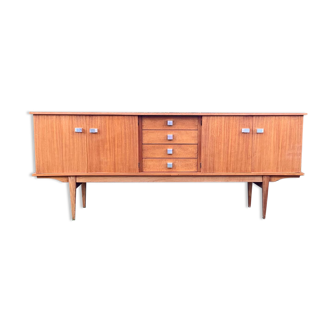 Italian sideboard 60s chrome handles