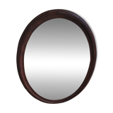 Miroir 58x84 ovale bois 1950