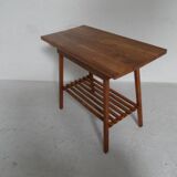 Table d'appoint vintage en chêne des années 1930