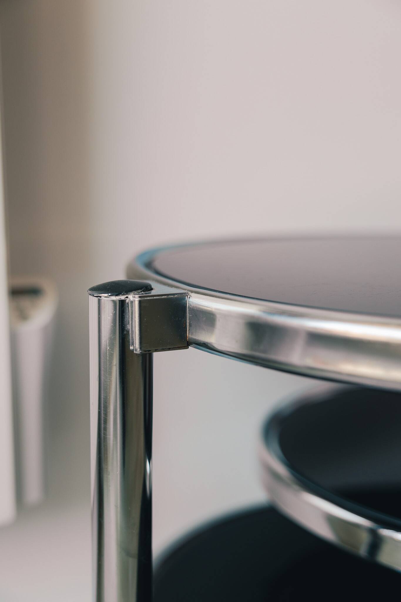 1970s three-tier coffee table
