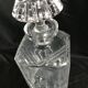 Cut crystal whisky decanter