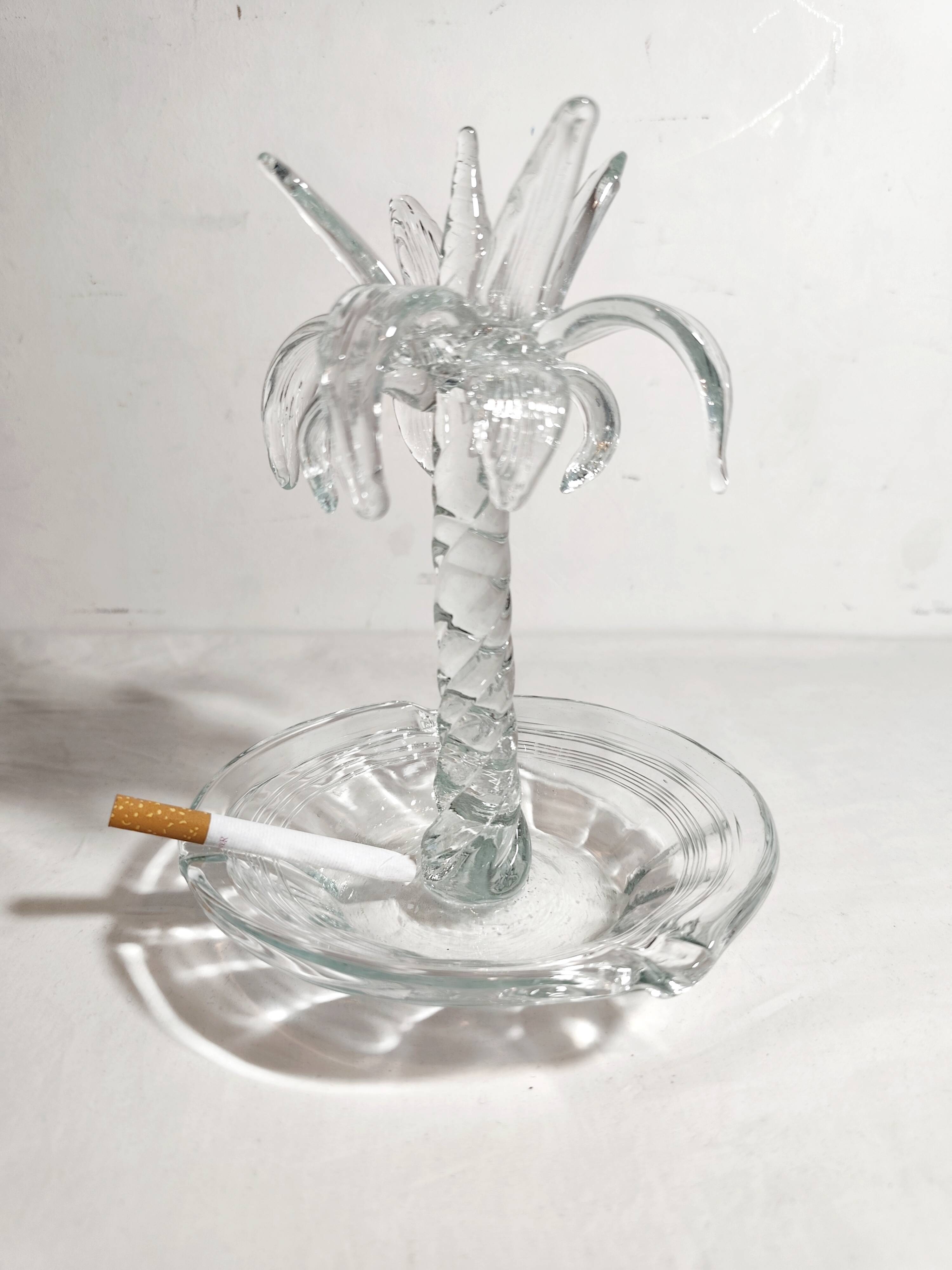 Glass ashtray. Spain, 1980s.