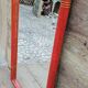 Antique mirror in Burmese teak.