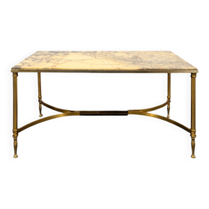 Table basse plateau marbre