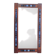 Rosewood mirror with blue ceramic tiles