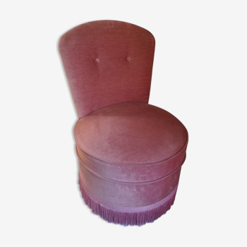 Powder pink toad armchair