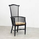 19th century high back chair
