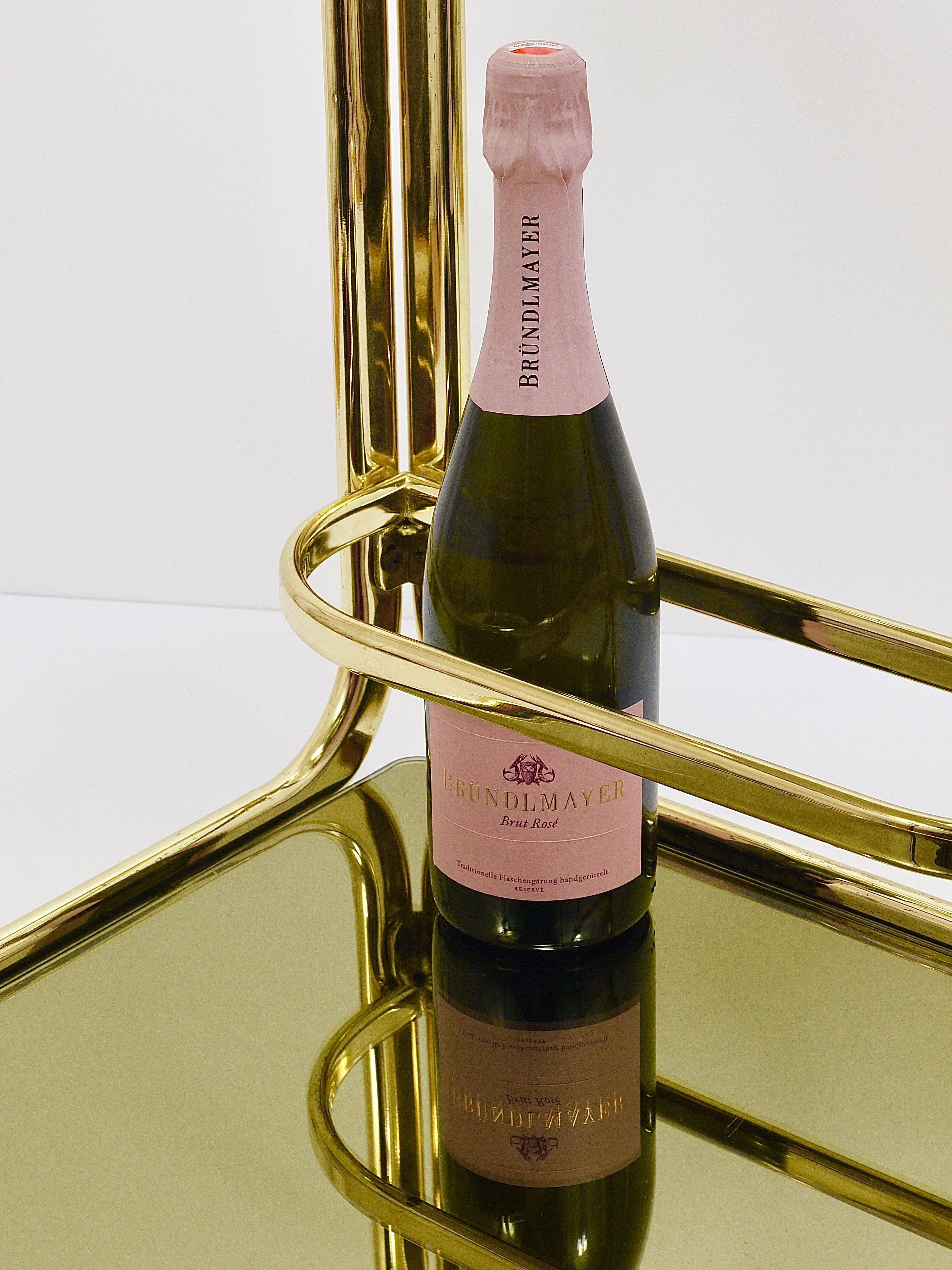 Hollywood Regency Mirror Bar Sideboard Morex Italy 1970s