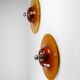 Pair of wall sconces by Pierre Cardin for Venini, 1960s, Italy.