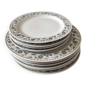 lot lot 6 assiettes