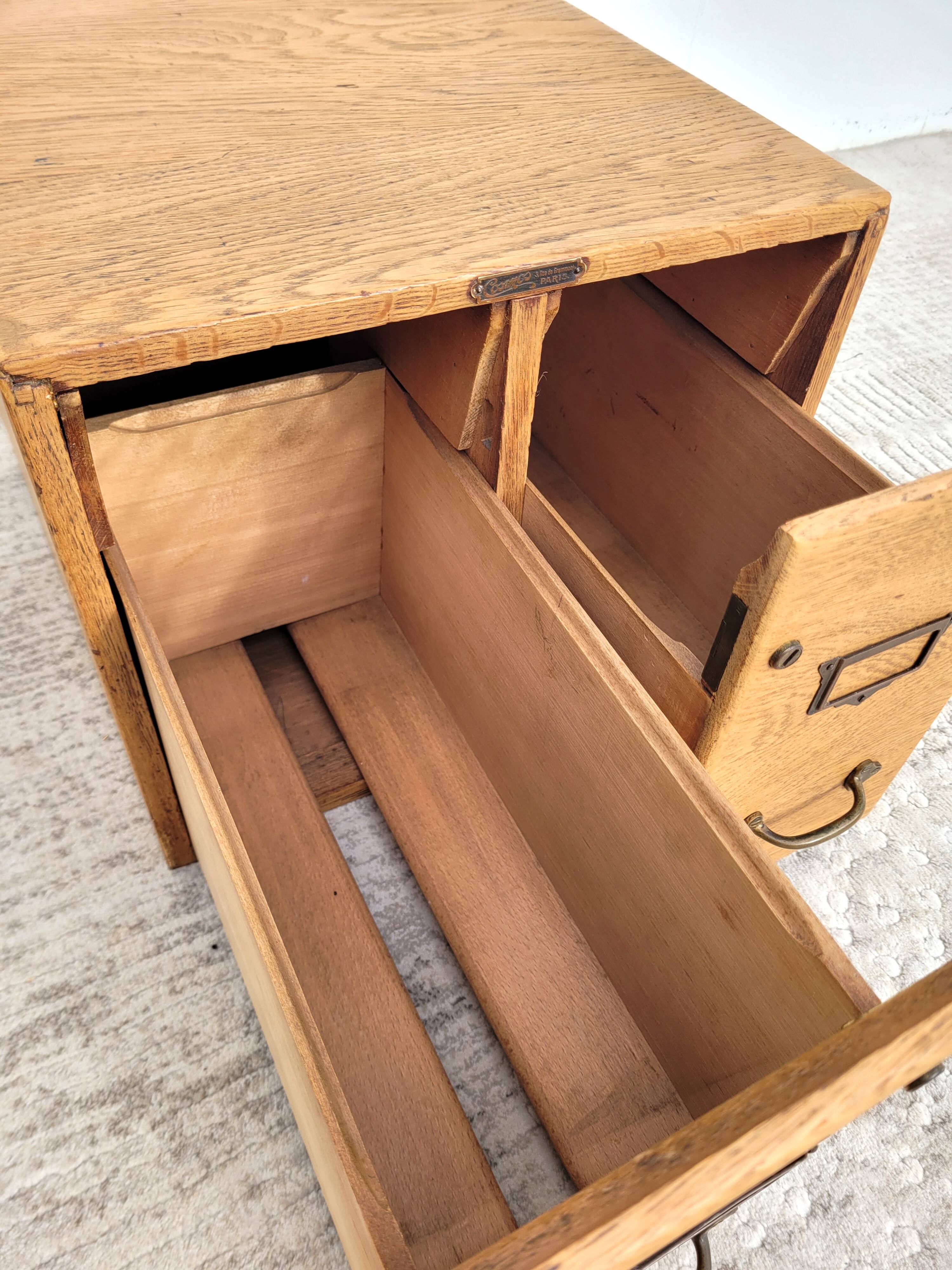 File cabinet old piece of professional furniture