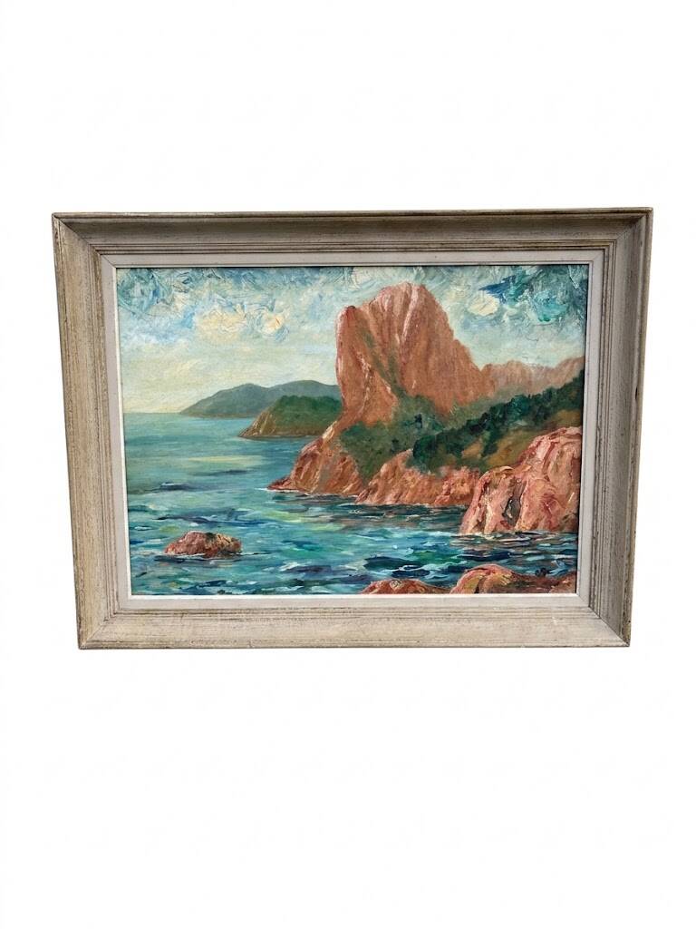 Old Table Oil - Le Cap Roux (Estérel) by Eliette Debru-Viguier -