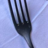Paire de couvert de service en métal argenté 84g