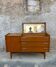 ✨ Superb Scandinavian sideboard convertible into a dressing table – Teak – 1950s