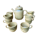 Coffee set in Sarreguemines sandstone.
