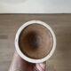 Lot of 8 vintage beige and brown enamelled stoneware mazagrans from the 1970s.