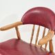 Paire de fauteuils en bois des années 1950