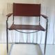 Cantilever armchair in imitation leather – 80s/90s